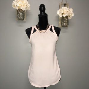 Express Light Pink Tank Blouse